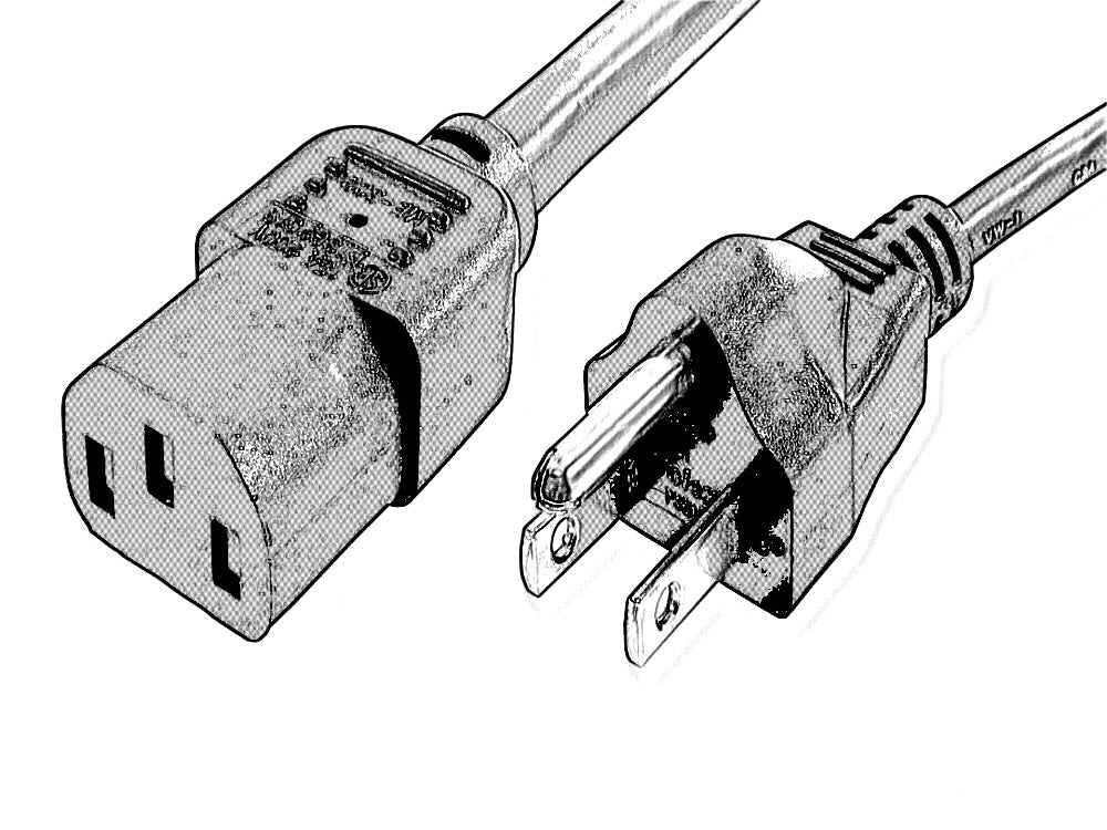 NEMA 5-15P TO IEC 60320 C13